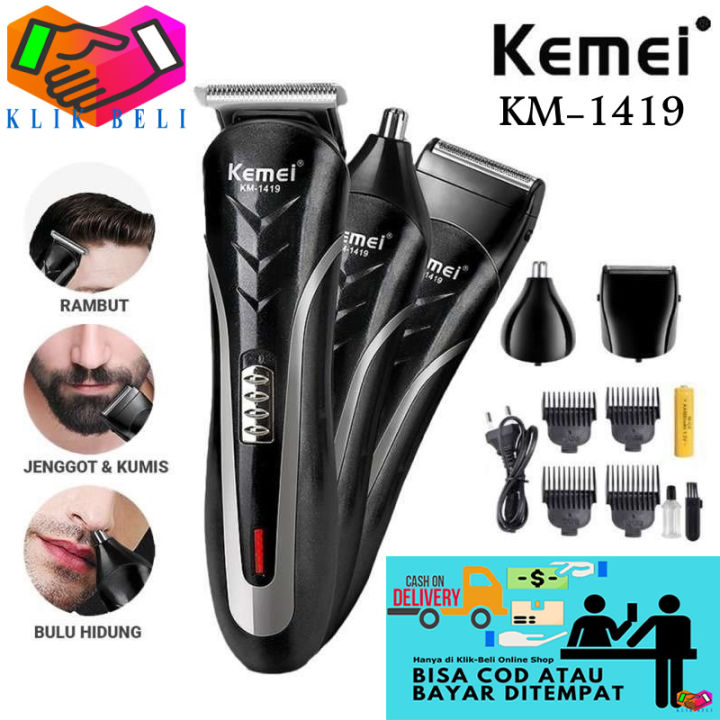 Klik Beli Kemei Km Alat Cukur Rambut Elektrik Portable Mesin