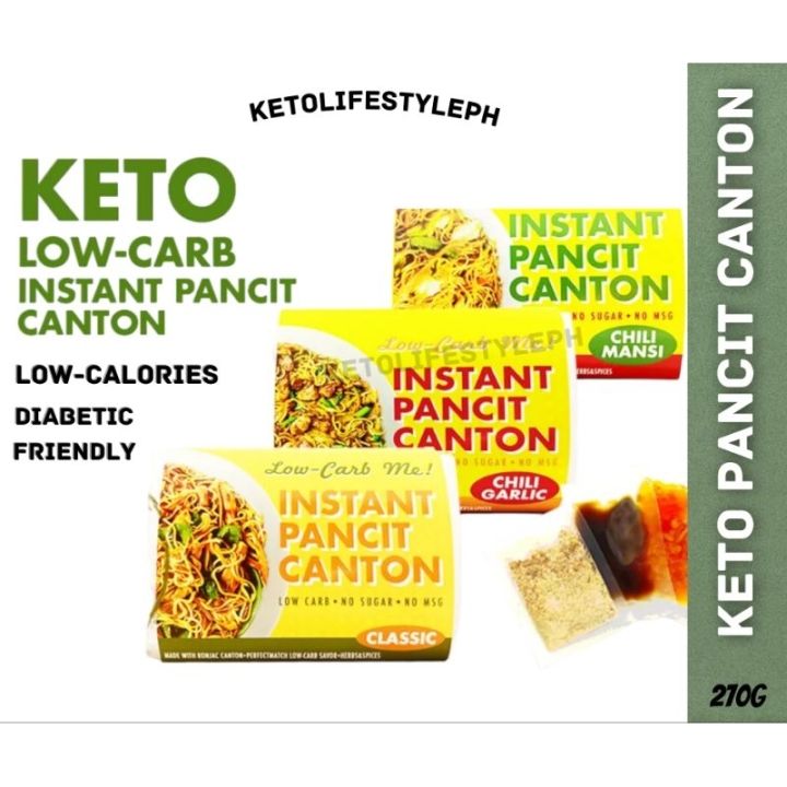 Keto Friendly Instant Pancit Canton Low Carb Noodles For A Healthy