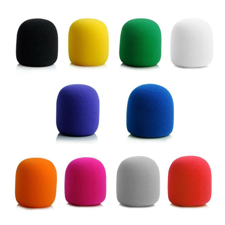 10pcs Mic Foam Microphone Sponge Covers Professional Studio Windscreen