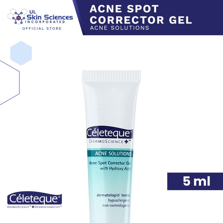 Céleteque DermoScience Acne Solutions Spot Corrector Gel 5mL Lazada PH