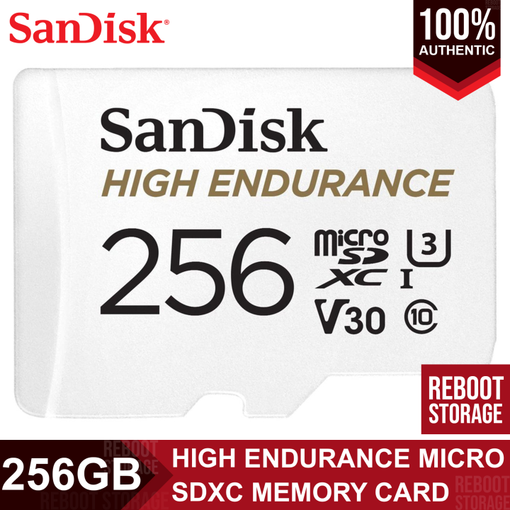 Sandisk Gb High Endurance Uhs I Micro Sdxc Memory Card Sdsqqnr G