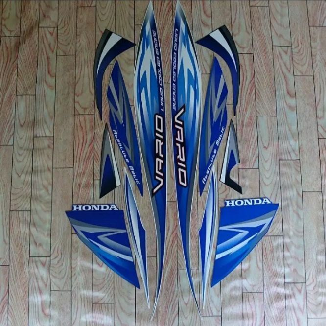 Stiker Sticker Full Set Striping List Body Honda Vario Tahun