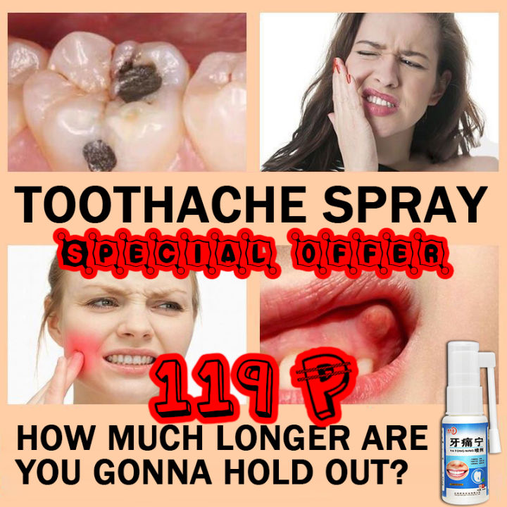 Effective QuicklyToothache Pain Reliever SprayToothache Spray Gamot