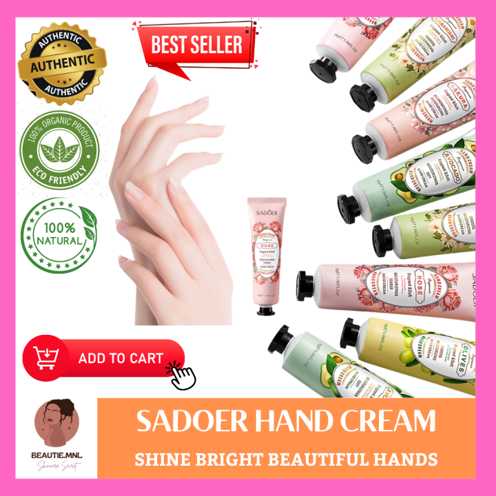 Authentic Sadoer Hand Moisturizing Cream G Plant Extract Hand