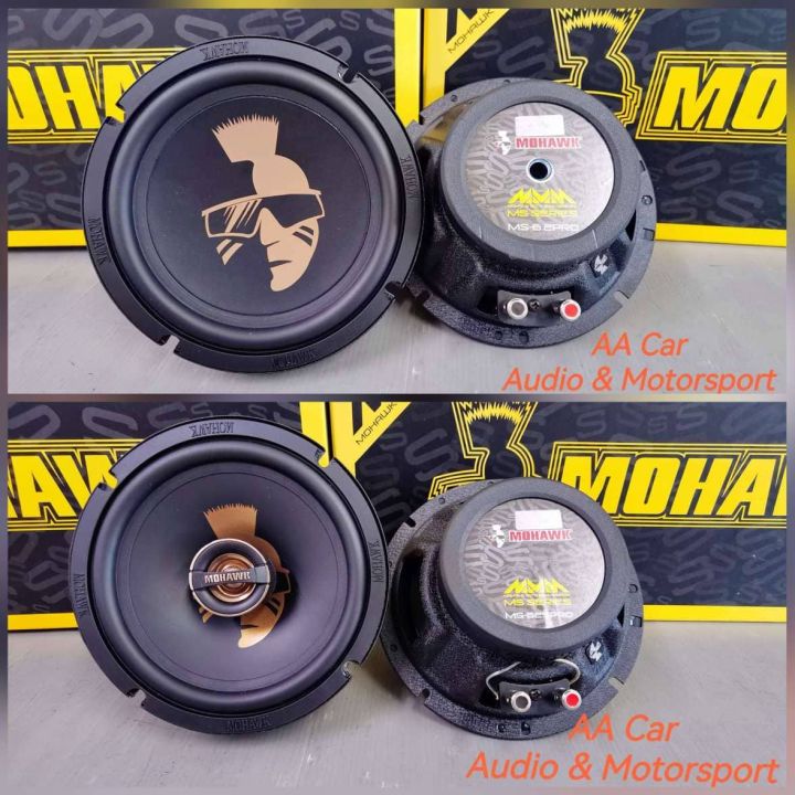 100 Original MOHAWK MS PRO Series 6 5 Inch 2Way MidBass Pro Coaxial