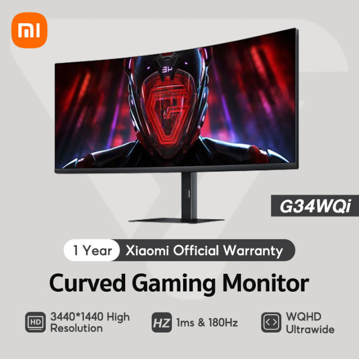 Global Versionxiaomi Redmi G Wqi Curved Gaming Monitor Inch Ms