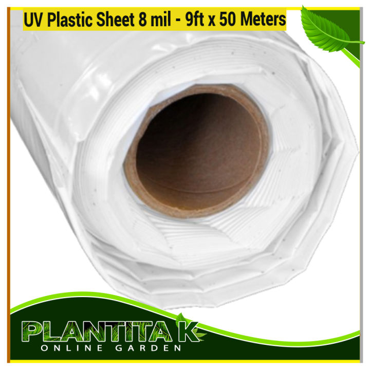 Polyethylene UV Plastic Sheet 8 Mil 200 Microns 9ft X 50 Meters