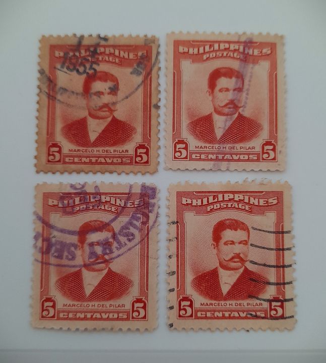 Philippine Postage Stamp Set Marcelo H Del Pilar Used