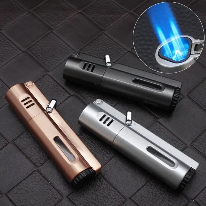 Mancis Korek Api Bara Las AOMAI AM7109 Jet Torch Gas Lighter Unik Murah