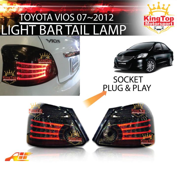 Vland Toyota Vios NCP93 2008 2013 Led Tail Lamp Light Lampu Belakang