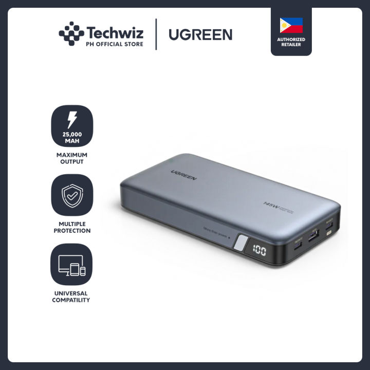 Techwiz Ugreen Mah W Two Way Fast Charging Power Bank Ph