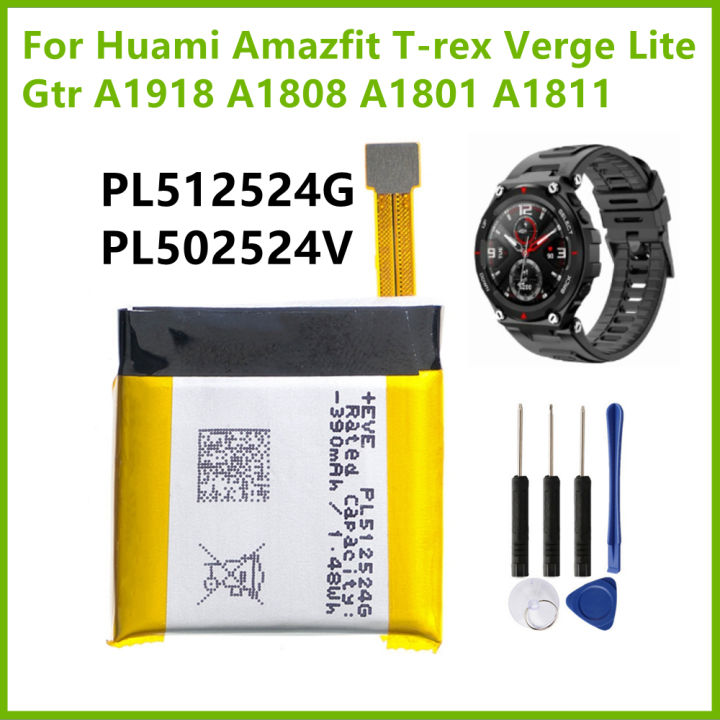 Bateri Pl G Pl V Asal Untuk Huami Amazfit T Rex Verge Lite