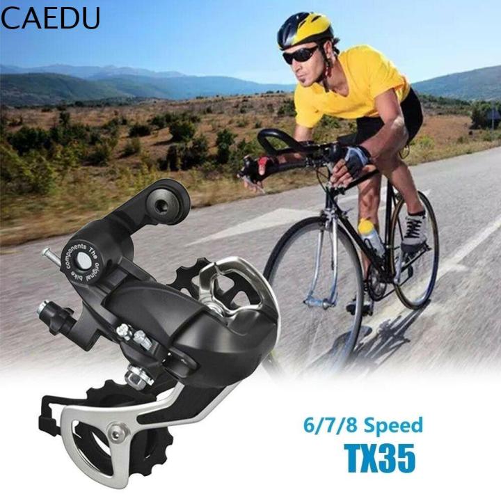 CAEDU Bền chặt Đạp xe RD TX35 Tốc độ 6 7 8 Derailleur phía sau Phụ tùng