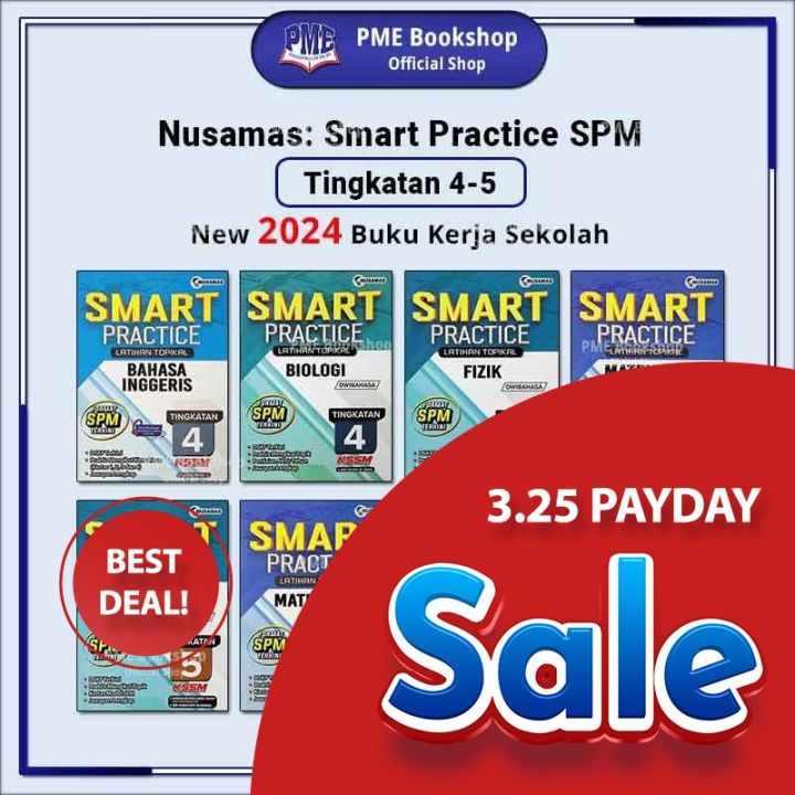 PME Bookshop 2024 Buku Sekolah Nusamas Smart Practice Latihan