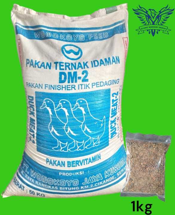 Repack 1Kg DM 2 Pakan Finisher Itik Pedaging DUCK MEAT 2 Makanan Bebek