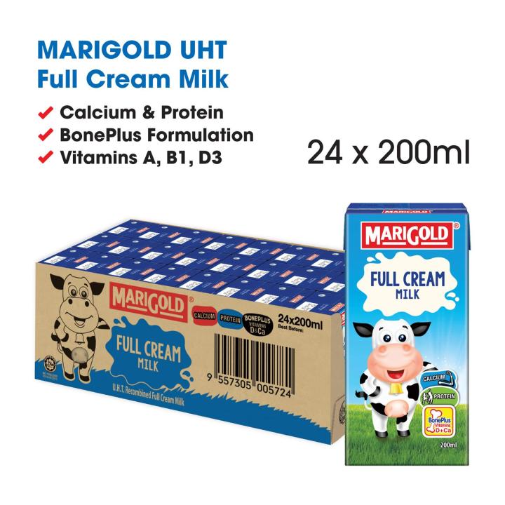 Marigold Full Cream UHT Milk Case 24 X 200ml Laz Mama Shop