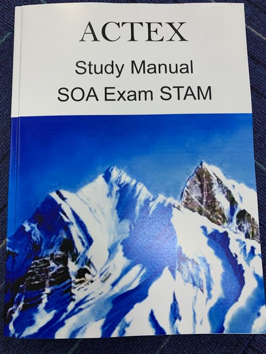 ACTEX SOA Study Manual STAM Lazada