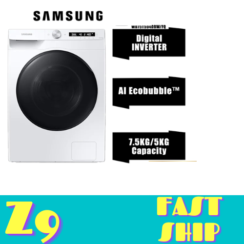 Samsung Front Load Washer Dryer With Ai Ecobubble Kg Wash Kg