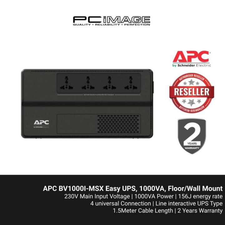 APC BV1000I MSX Easy UPS 1000VA Floor Wall Mount Lazada