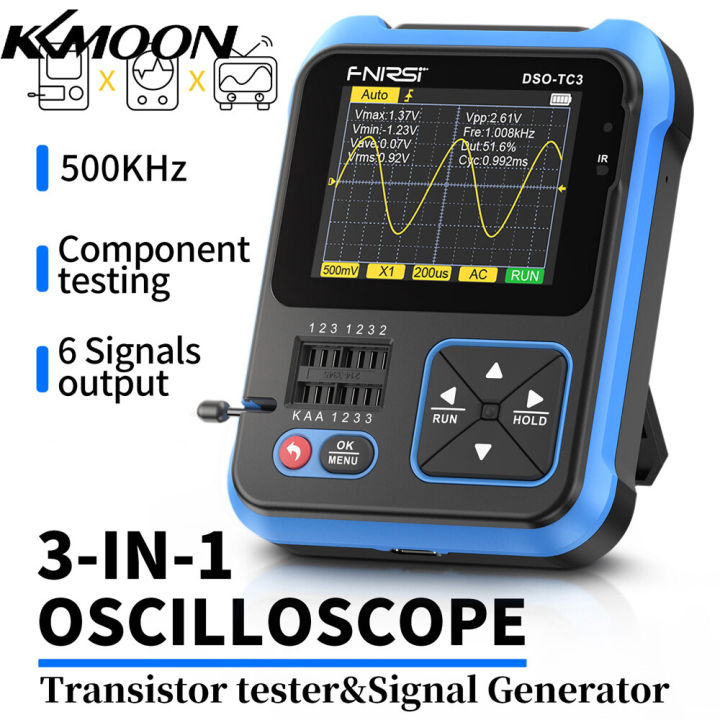 Kkmoon In Digital Oscilloscope Transistor Tester Function Signal