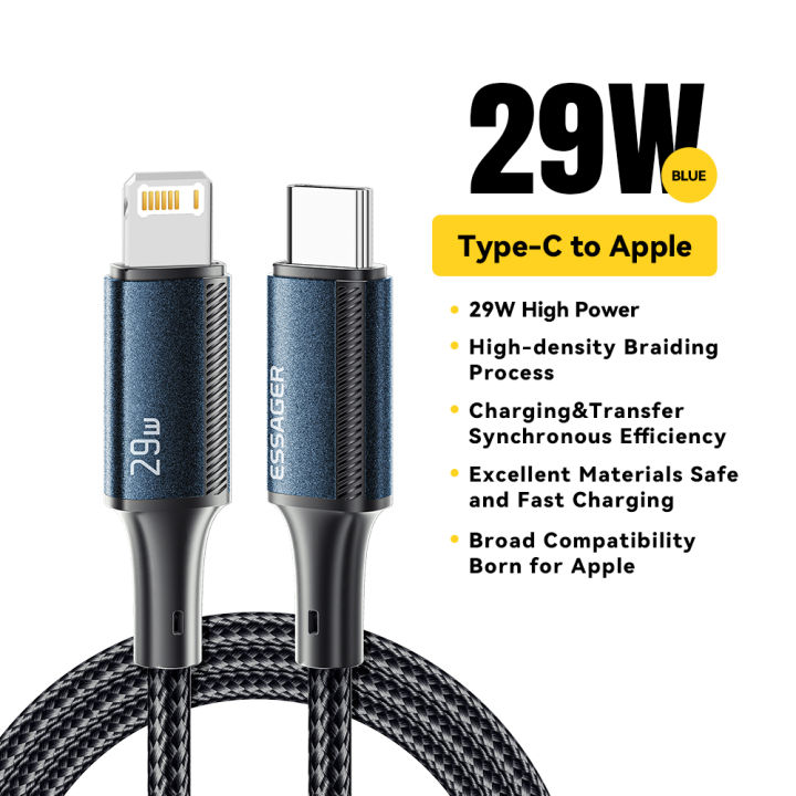 Essager W Usb Type C Cable For Iphone Pro Max Xs Pd Fast