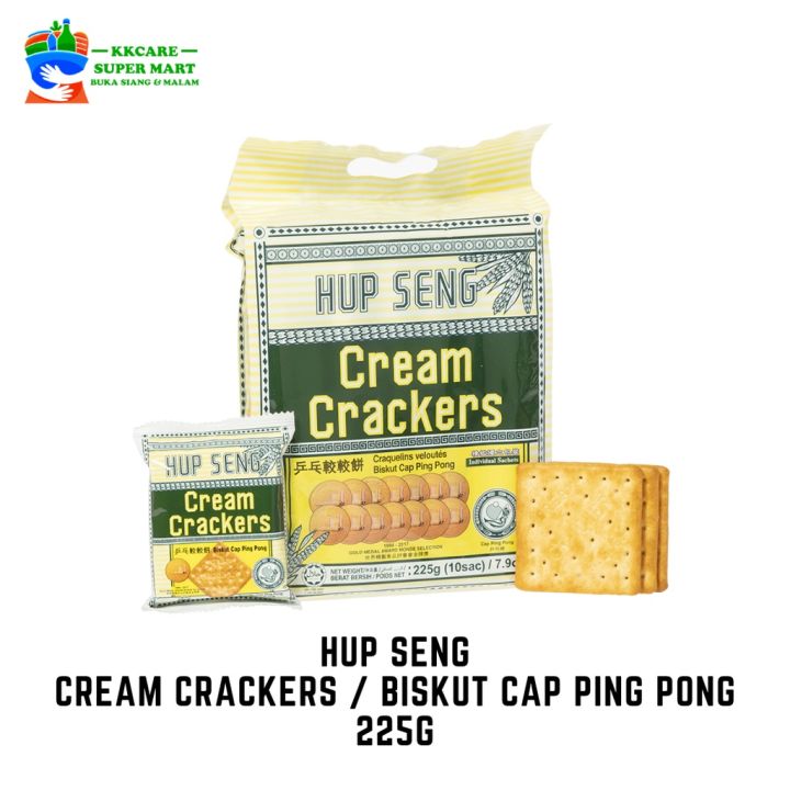 Hup Seng Cream Crackers Biskut Cap Ping Pong G Lazada