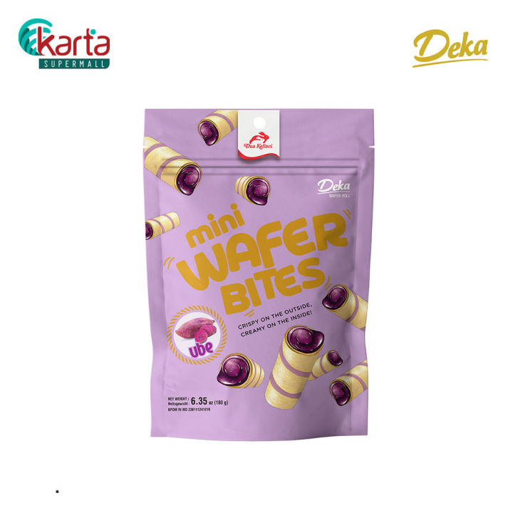 Deka Mini Wafer Bites Ube 180g Lazada