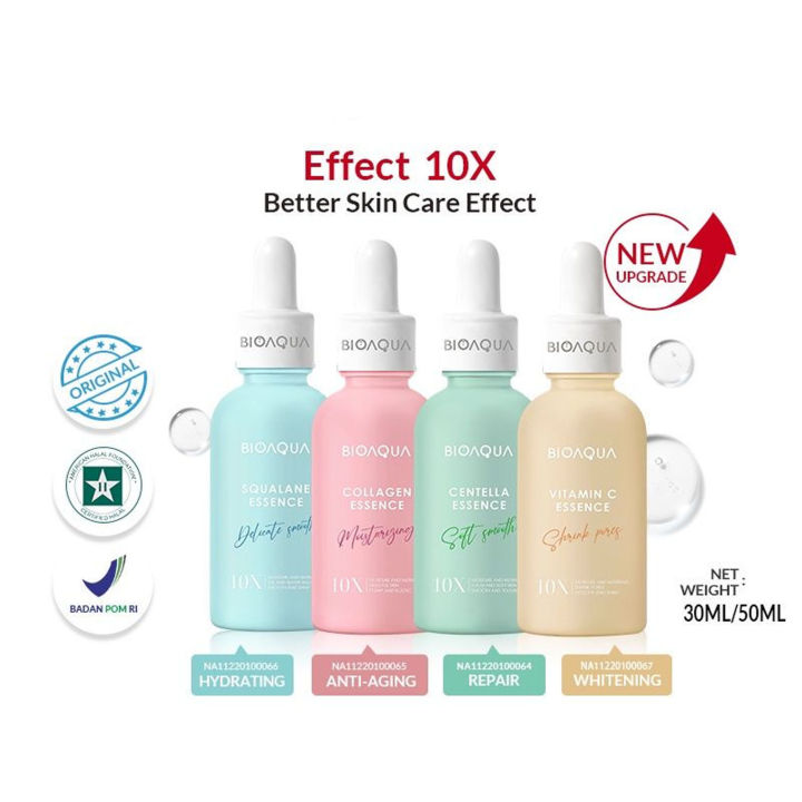 Bioaqua Efek 10X Serum Series Collagen Anti Aging Centella Barrier