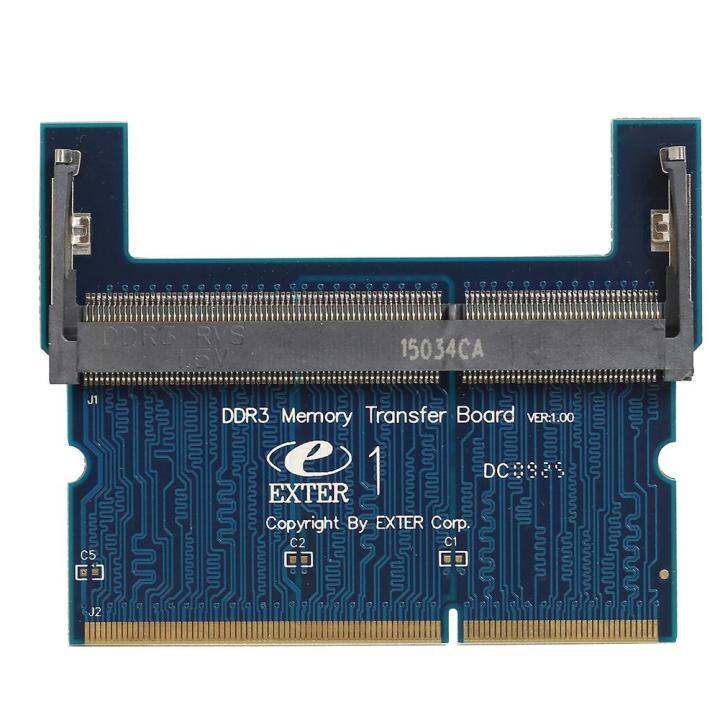 DDR2 DDR3 Laptop SO DIMM To Desktop DIMM Adapter Memory RAM Adapter