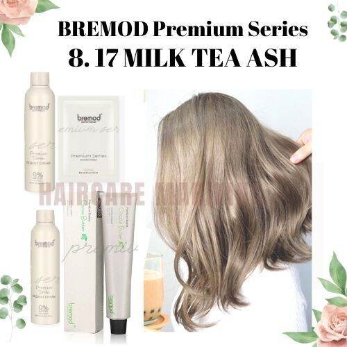 8 17 Milk Tea Ash Bremod Premium Series Bremod Cocoa Butter Hair