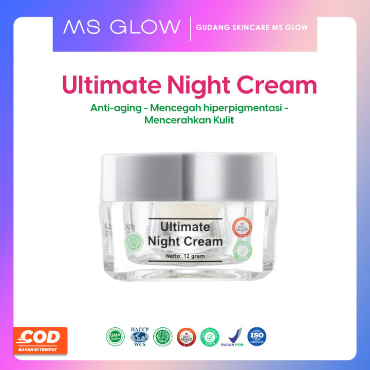 Ultimate Night Cream Ms Glow Lazada Indonesia