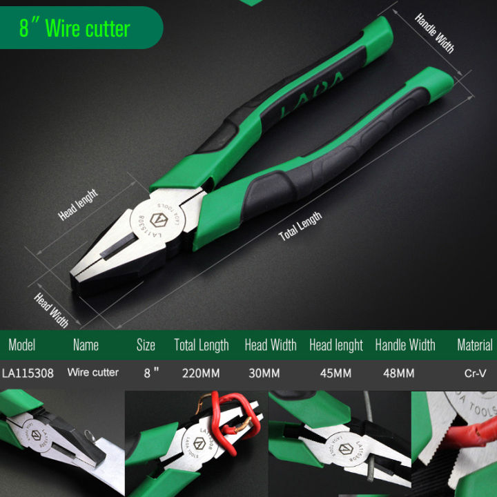 Laoa Brand Wire Cutter Japan Type Long Nose Pliers Cr V Fishing Pliers