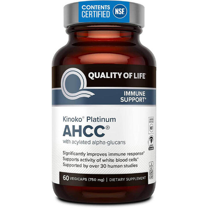 Premium Kinoko Platinum Ahcc Supplement Veggie Capsules Mg Of