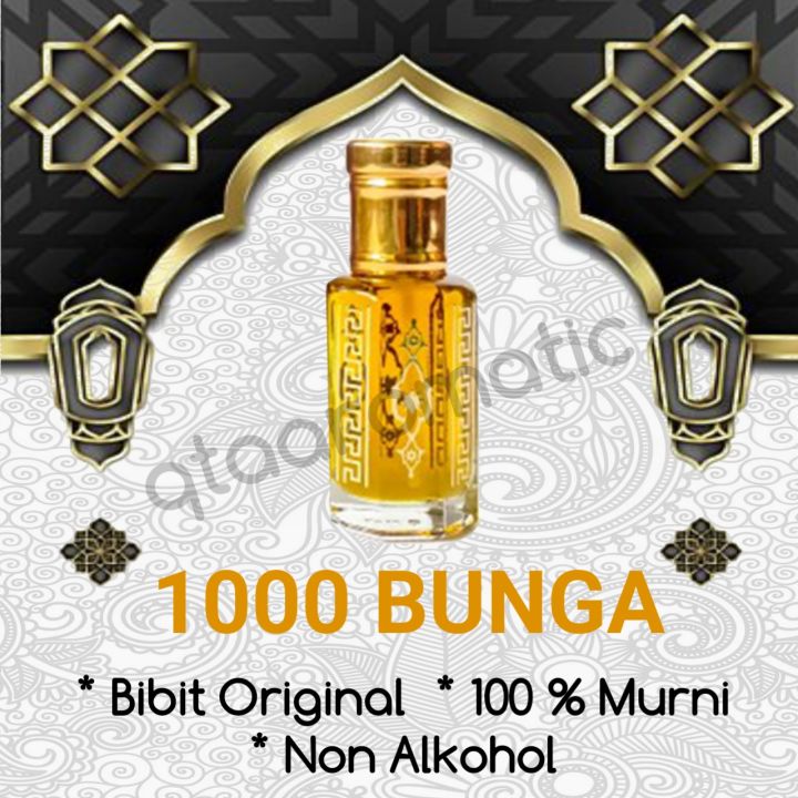 Minyak Seribu Bunga Minyak Misik Bunga Asli Bibit Lazada