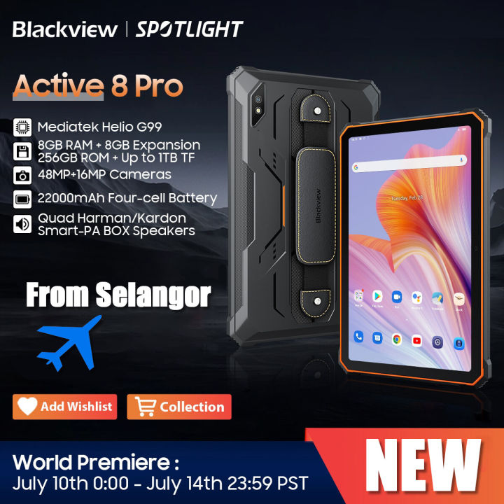 Official ShopBlackview Active 8 Pro Rugged Tablets Android 13 10 36