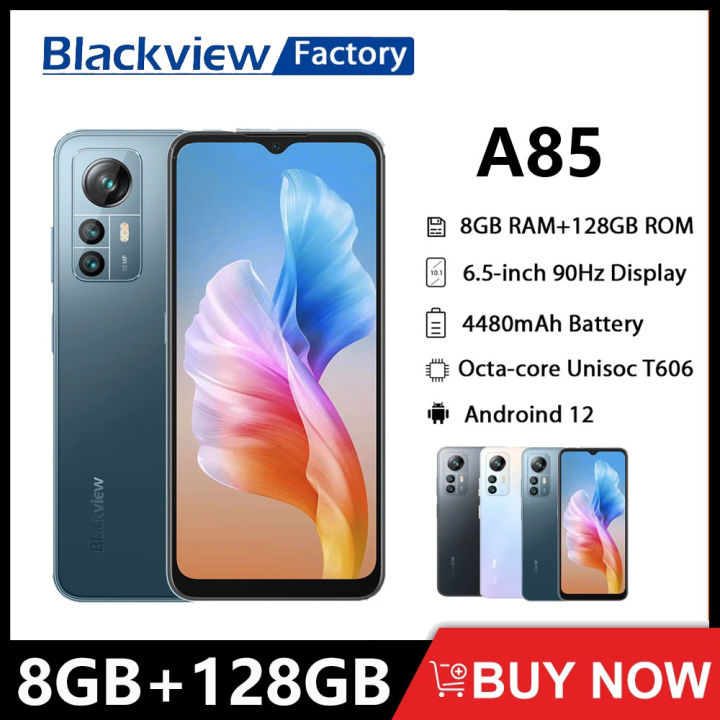 Blackview A85 6 5 90Hz Display Unisoc T606 Octa Core 8GB 128GB 50MP