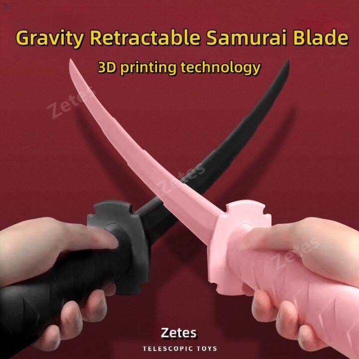 Telescopic Sword Knife D Printing Gravity Induction Multi Person