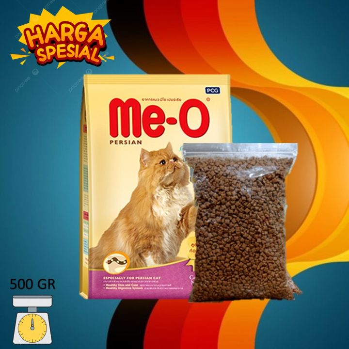 Makanan Kucing Meo Adult Persian Kemasan Repack 500 Gr Lazada Indonesia