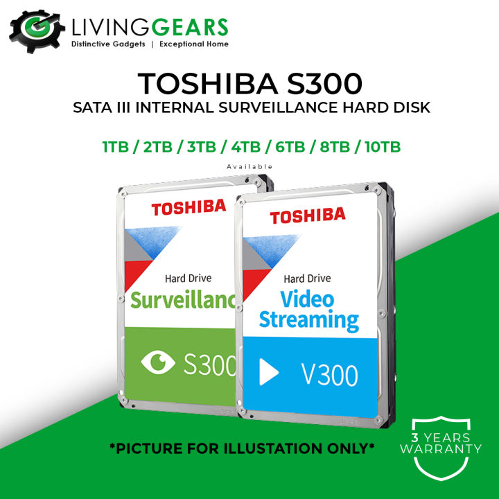 Toshiba V300 Video Streaming S300 Pro Surveillance Internal Hard Disk