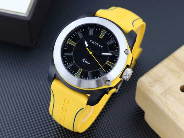 JAMINAN ORIGINAL Jam Tangan Digitec Neon Strap Karet WaterProof Lampu