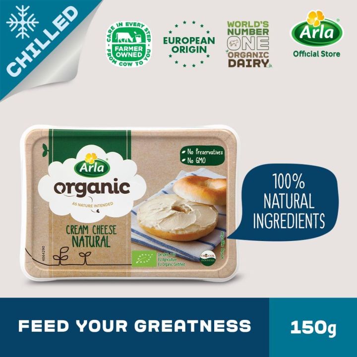 Arla Organic Cream Cheese 150g Lazada PH