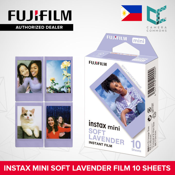 Fujifilm Instax Mini Soft Lavender Instant Film Lilac Light Purple