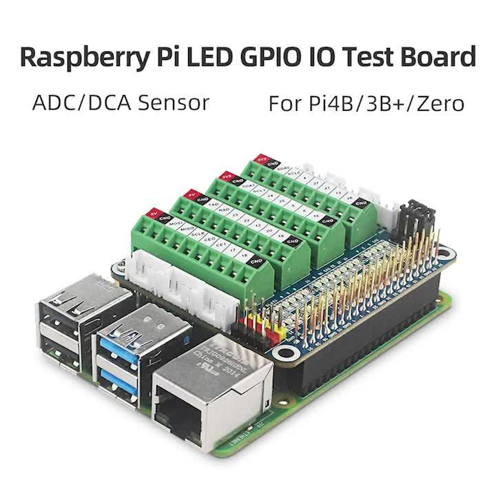 Raspberry Pi GPIO Breakout Board Status LED Terminal Block ADCDCA