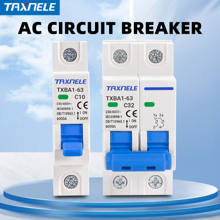 Ac Mcb P P V V Ka Mini Circuit Breaker Air Switch A A A