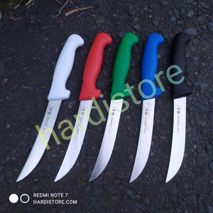 Pisau Pelepas Daging Inchi Tramontina Boning Knife Bilah Lengkung