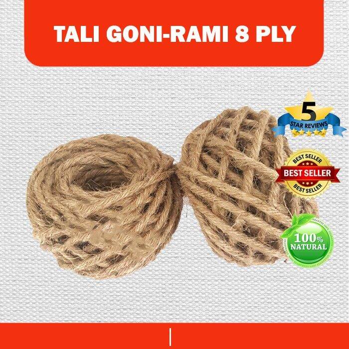 Tali Goni Rami 8 PLY Panjang 50 Meter Lazada Indonesia