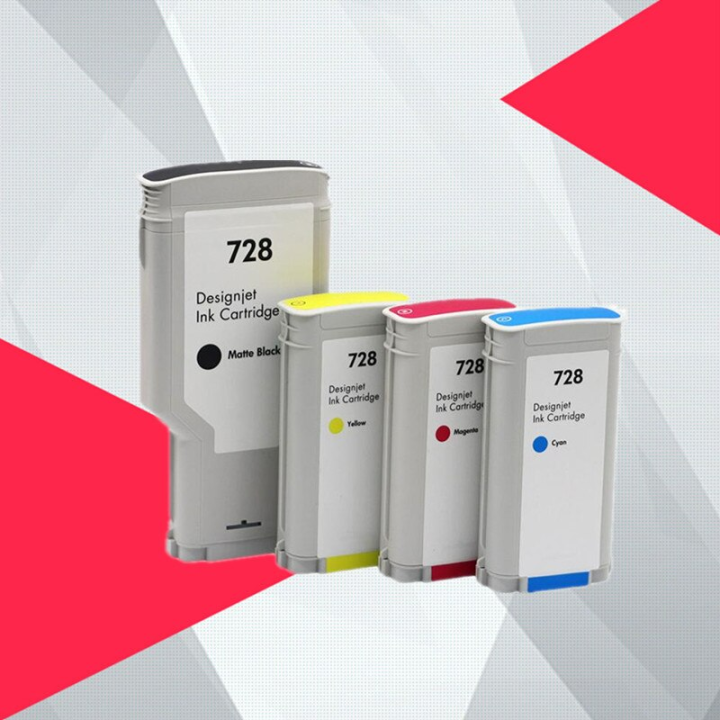 Compatible For HP 728 Remanufactured Ink Cartridge Full With Ink For HP