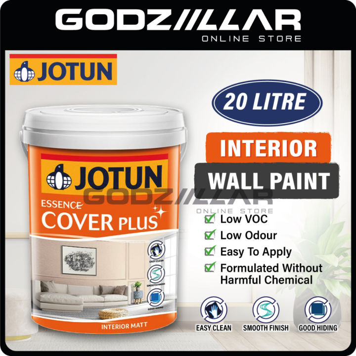 L Jotun Essence Cover Plus White Matt Interior Wall Paint Cat