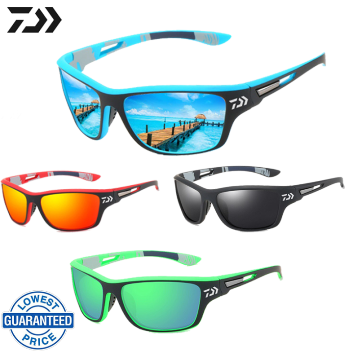 DAIWA Polarized Sports Sunglasses UV400 Protection Unbreakable Frame