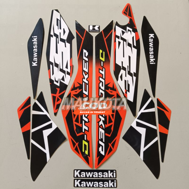 Striping Sticker Lis Les Polet Kawasaki D Tracker Dtracker Se